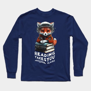 Reading Takes You Places Long Sleeve T-Shirt